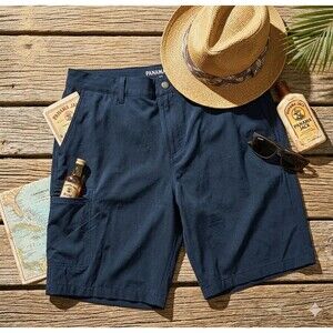 Panama Jack Men’s Cargo Shorts Size 34 Navy Utility Pocket Outdoor Casual Wear